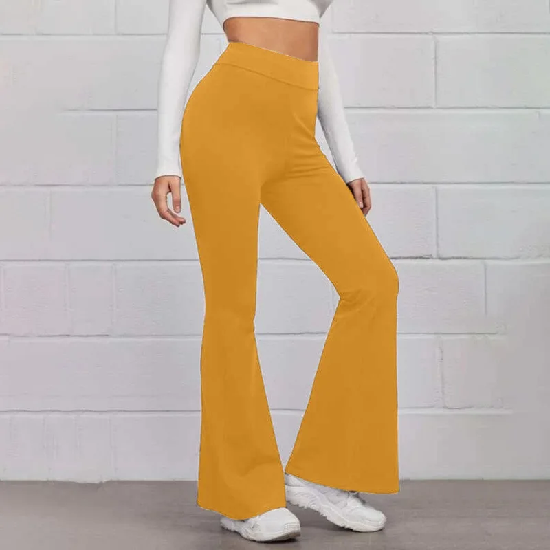 Female Vintage Pants for Women Korean Summer Ladies Elegant Push Up Leggings Elastic Women's Pants High Waist Sports Clothing