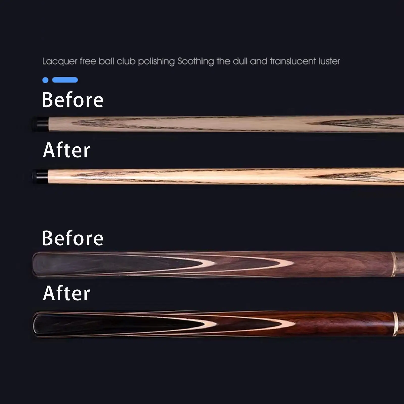 Restorer Polish for Pool Balls Ball Polishing Removes Chalk Residue Dust Dirt or Pool Cue Oil Deeply Nourishing Protective Oil