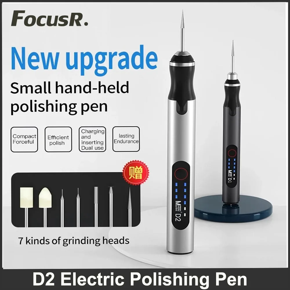 MaAnt D2 Speed Adjustable Engraver Electric Grinding Pen Mini Sharpening Grinder DIY Jade Carving Engraving Polishing Tools Kit