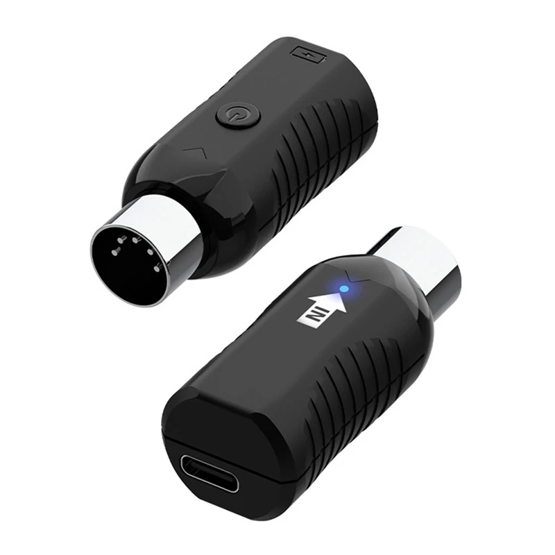 SCLS-transmisor receptor de Audio de guitarra MIDI inalámbrico para teclado de Piano Digital, conexión estable, batería de larga duración