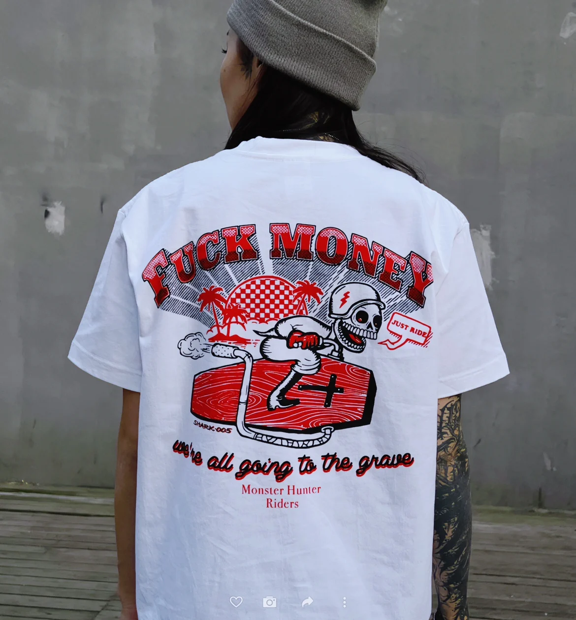 

Heavy Short-sleeved Retro Locomotive Original American Retro Motorcycle Printing Heavy Atmosphere Short-sleeved T-shirt