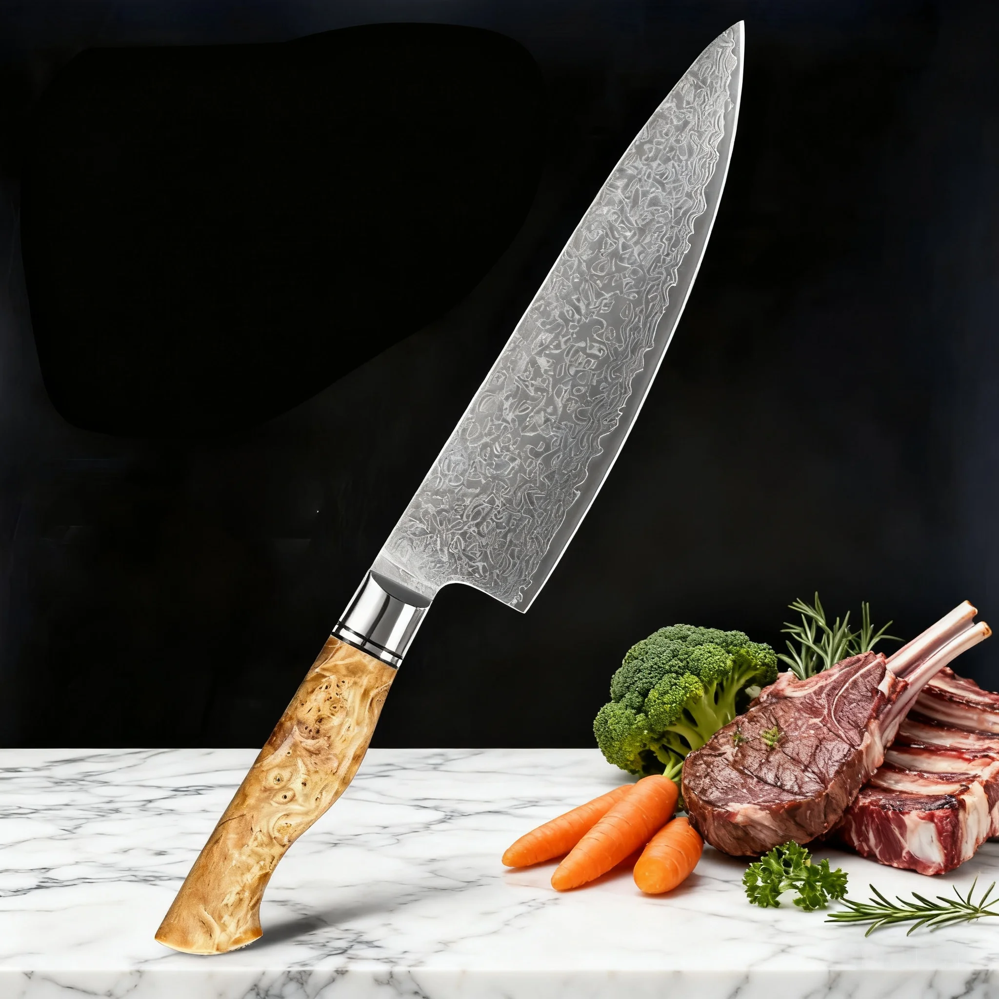 

Chef Knife 67 Layers Damascus Steel Kitchen Knife Meat Fruit Slicing Knife Cutting Knives Home Restaurant Knives Kitchen Stuff