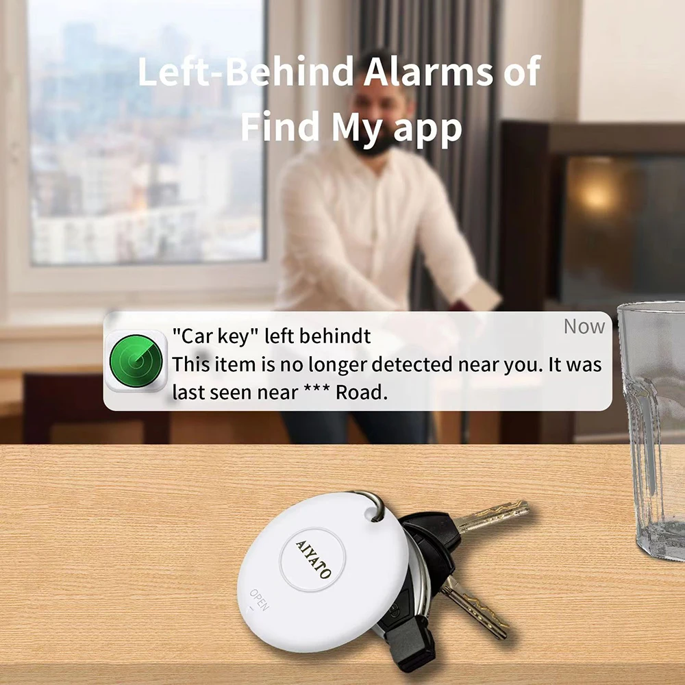 Etiqueta inteligente adecuada para FindMy para localizar, rastreador Gps a prueba de agua, Mini localizadores antipérdida para llaves de coche, mascotas, niños ancianos