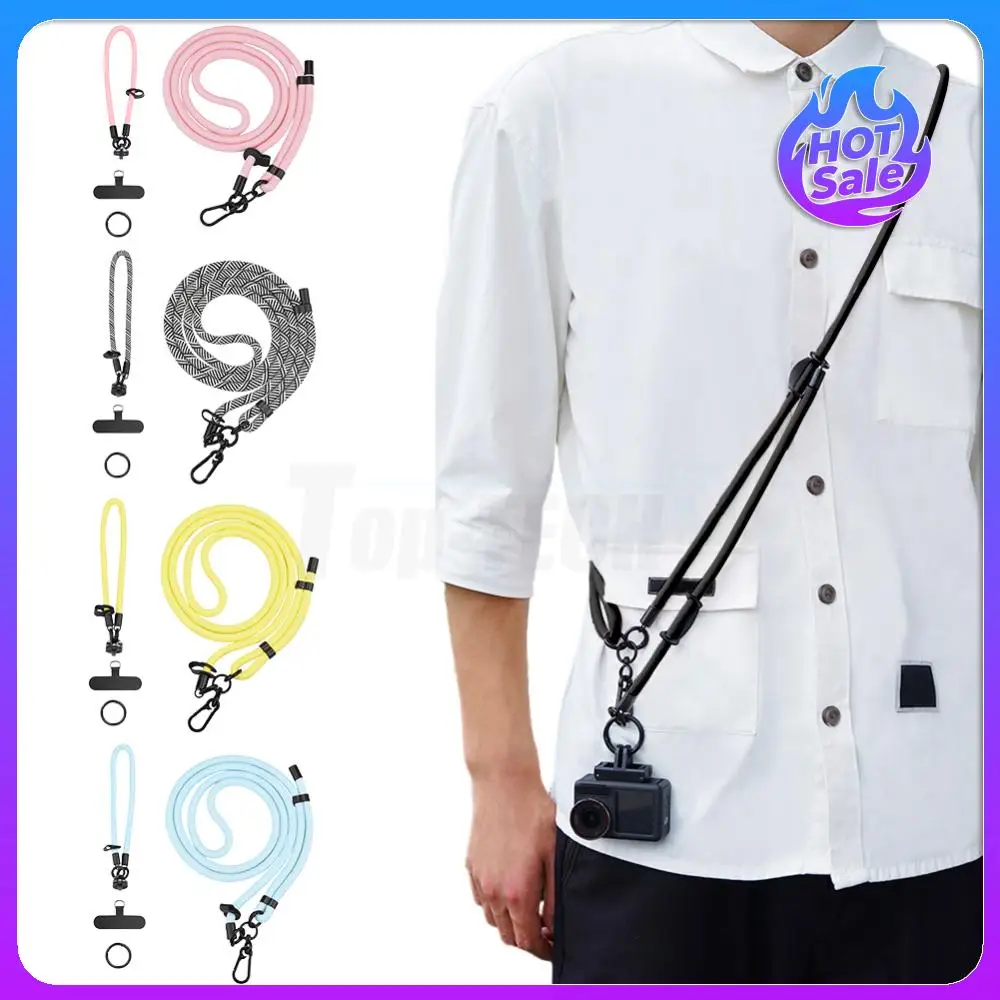 Плечевой ремень для камеры, износостойкая веревка для экшн-камеры, спортивная камера, ремешок через плечо для DJI Action 5 Pro/Insta360 X5 X4