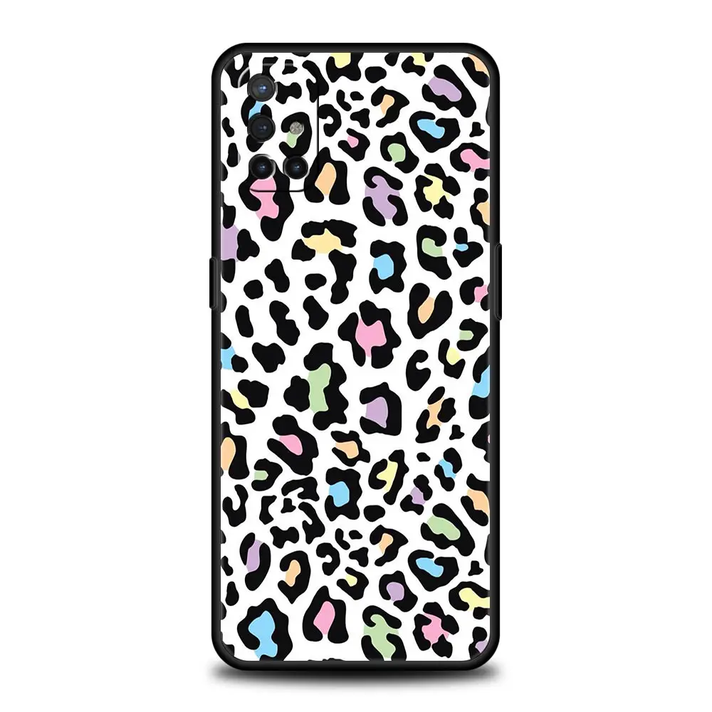 Phone Case For OnePlus 12 11 10 9 Pro 9T 12R 10R 9R 9RT 10T 8T 8 7 6T 7T Nord 2T CE 2 5G N200 N10 Cover Leopard Cheetah print