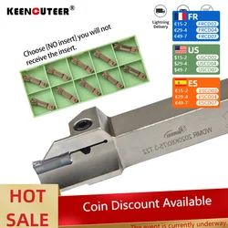 WDMR 2020/2525 utensile per tornitura a scanalatura HFPR3003/4004/5005 inserto in metallo duro WDMR barra per tornio portautensili esterna con codolo cilindrico