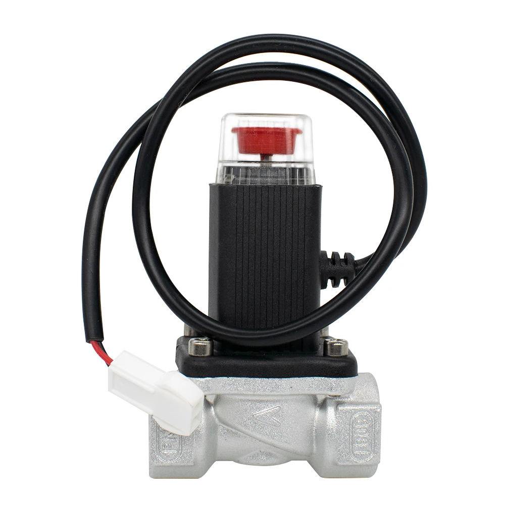 Датчик утечки газа с автоматическим запорным клапаном, сигнализация природного газа/пропана/LPG, подключаемый детектор для системы безопасности домашней кухни