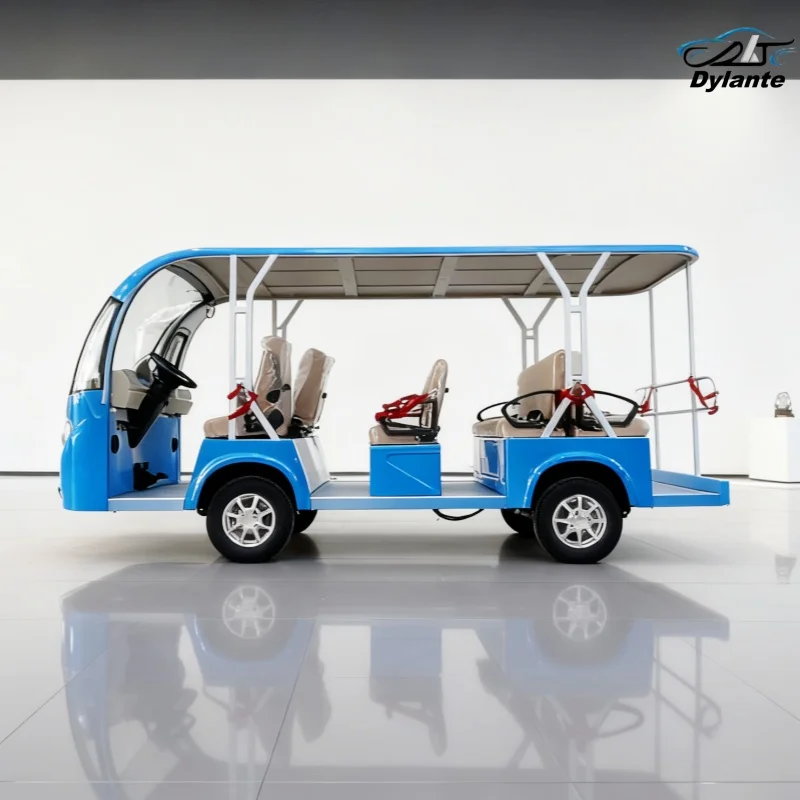 

China Factory High Quality 8-14 Seat Tourist City School 72V City Vehicle Electric Bus Transport City Bus With Lithium Battery