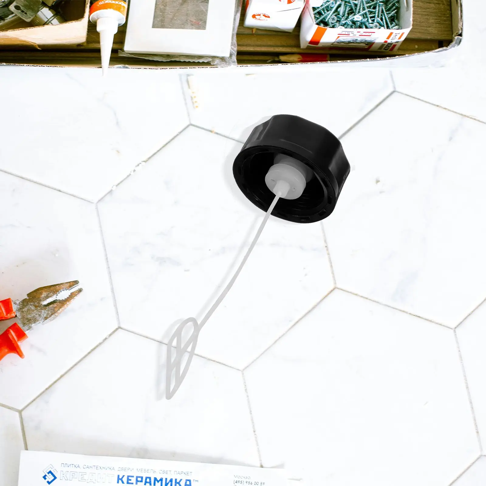 5-teilige Gaspumpenabdeckung, Rasenmäherkappe, Ersatztank für Rasenmäher mit Kunststoffkappen