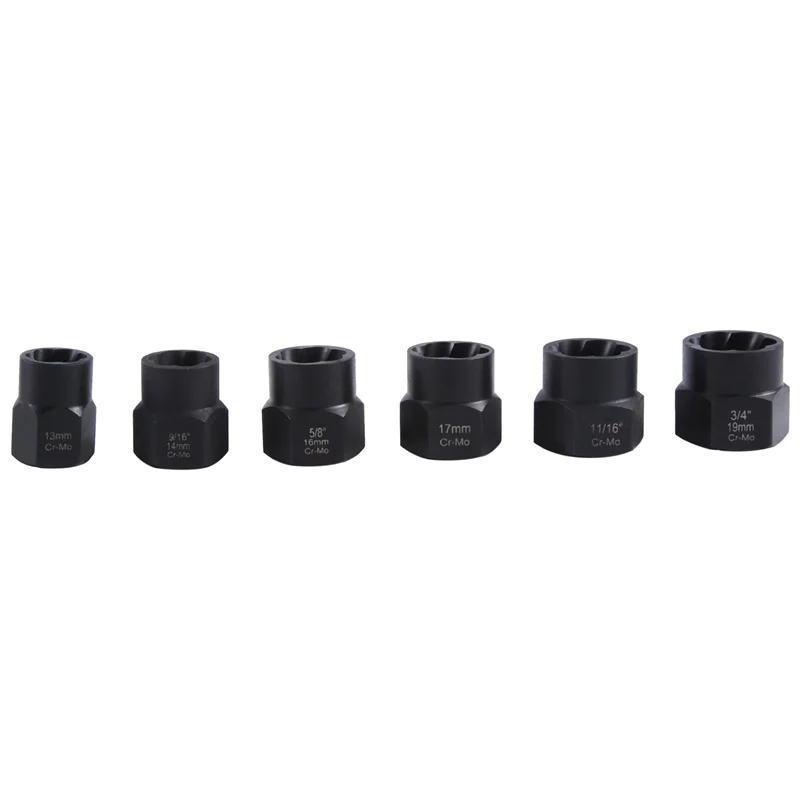 

【HOT】13-Piece Impact Bolt Nut Remover Set, Nut Extractor Socket, Bolt Remover Tool Set