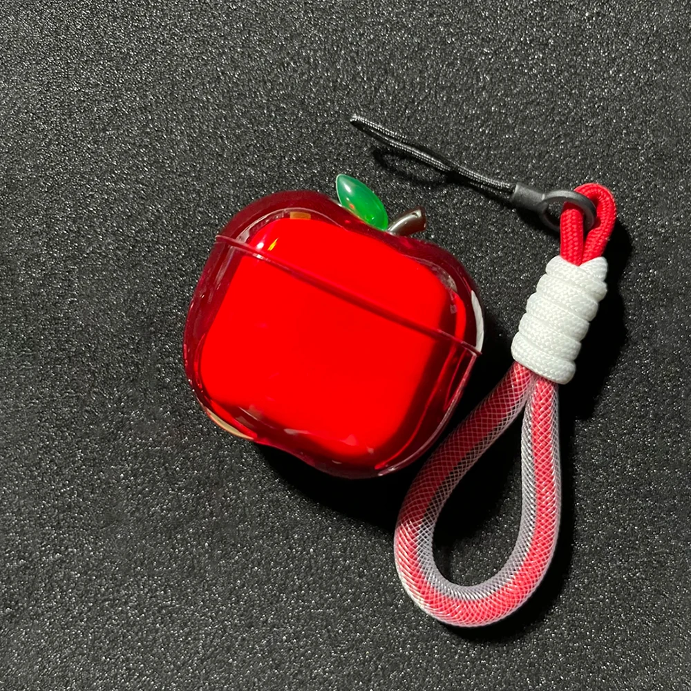 بولي TPU تصفيح الفاكهة ل Airpods برو 2/1 حقيبة سماعة الاذن أبل شكل تصميم ناعم مخصص شخصية ل Airpods Pro 2/1 حافظة #2