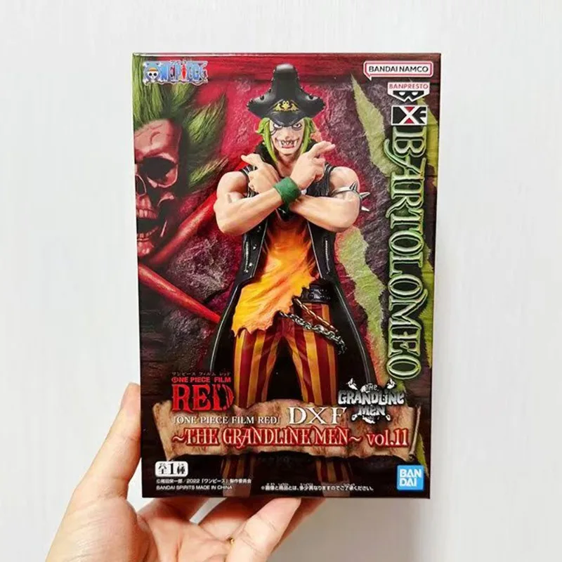 재고 있음 반다이 오리지널 반프레스토 애니메이션 원피스 DXF 바르톨로미오 액션 피규어 모델 장난감 수집품 장식품 생일 선물