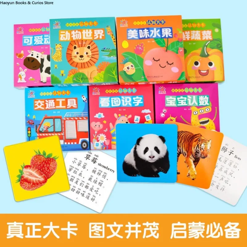 48 قطعة من بطاقات التعلم البصري للأطفال 0-3، البطاقات التعليمية المعرفية للرضع | 、سبعة أنماط للاختيار من بينها حسب الرغبة #3