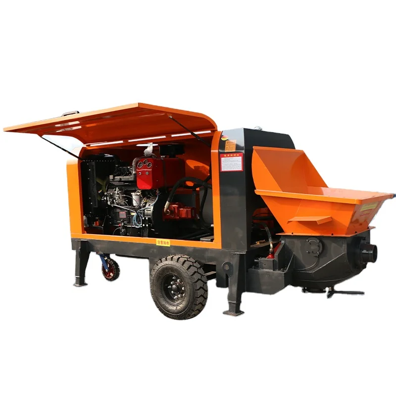 

YG Customized Small Mobile Mortar Pump Construction Site Mortar Delivery Pump Secondary Structural Column Pump Cement Concrete D