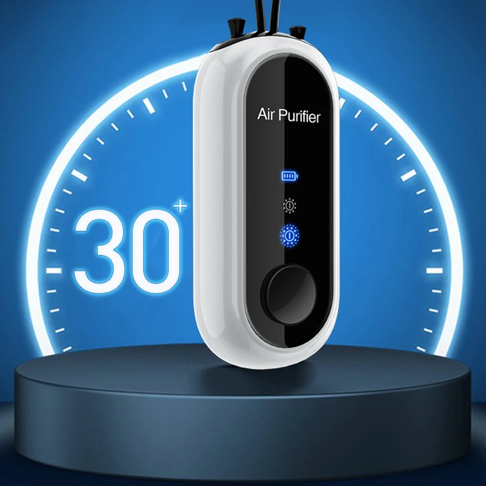 Air Purifier Machine 80x35x23mm Hanging Air Purifier Effective Impurities Removal Quiet Operation Sleep Peacefully