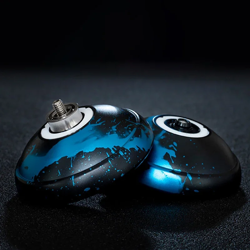 ماجيك يويو ميتال يو يو غير مستجيبة تحمل سبائك الألومنيوم المهنية اليويو لعبة كلاسيكية المنافسة لعب للأطفال الكبار يويو