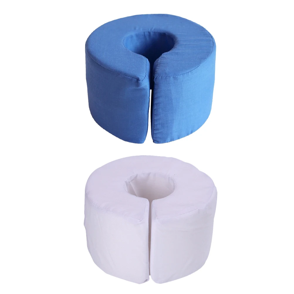 

2pcs Foot Ankle Leg Pillow Elevation Comfort Post Surgery Sponge Cushioned Turn Over Care Mat Heel Protectors Pressure Sores