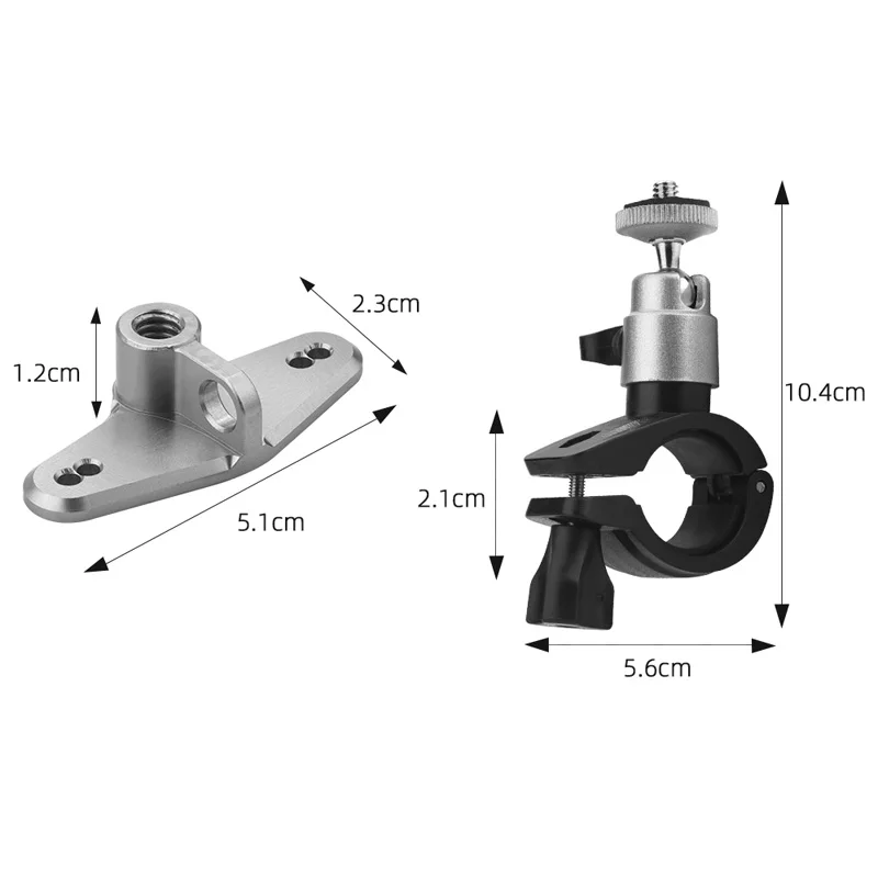 Soporte de Clip de bicicleta para DJI Mini 3 4 Pro, abrazadera de fijación, Clip portátil para DJI RC 2, accesorio de control remoto