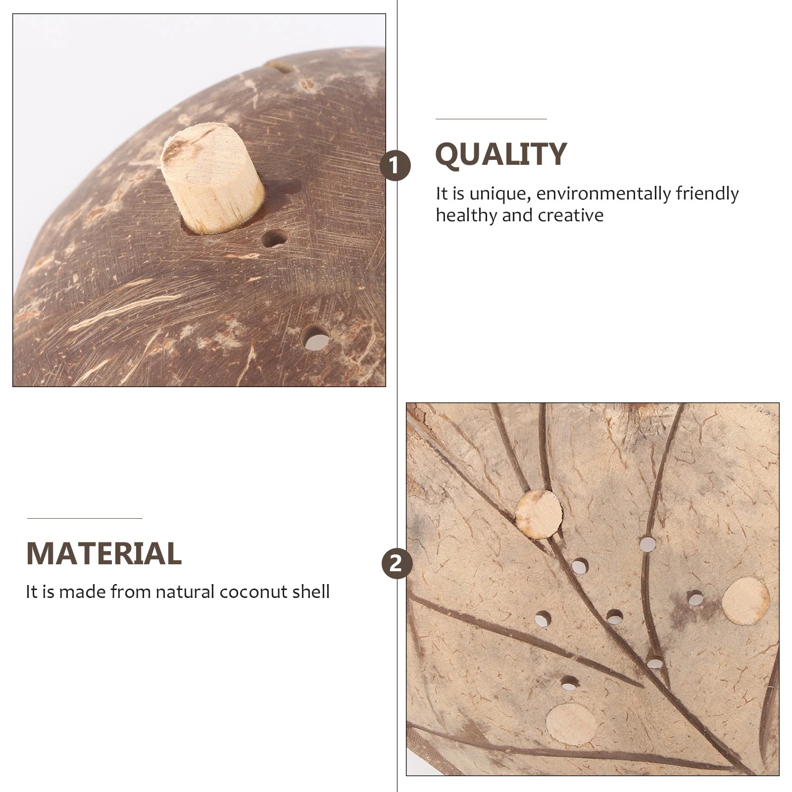 

Wooden Coconut Shell Soap Tray Maple Leaf Shaped Decorative Holder For Bathroom Kitchen Office Desktop Storage Rustic Soap Dish