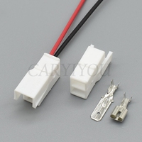 1 Set  Shhworldsea  2Pin For VW Male Female Wiring Connector With Terminals 171 971 934 171971934