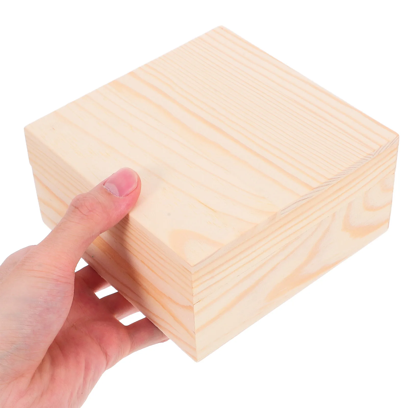 

Wooden Storage Box Boxes for Sundries Case Wedding Trinket Jewelry Holder Container