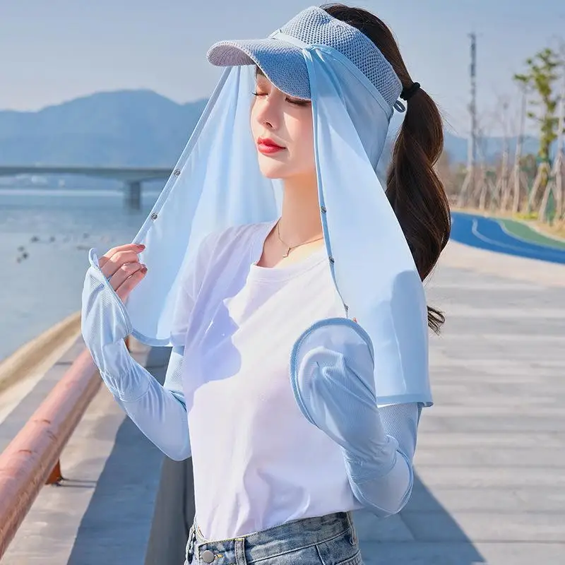 Breathable UV Protection Sun Hat With Removable Face Neck Cover For Outdoor Hiking Fishing Summer Use