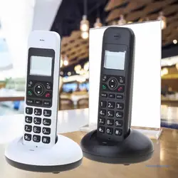 D1006Fixed Landline Wireless Telephone Stylish with Handsfree Answering Caller Display Backlit and Number Storage