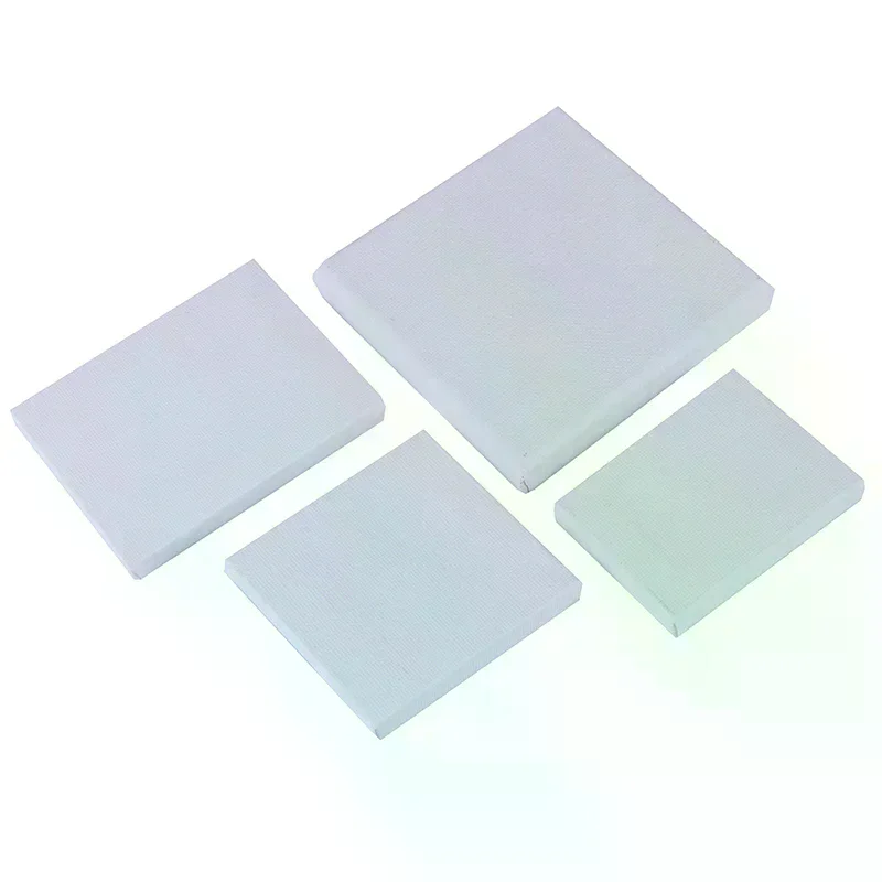 Blank White Mini Stretched Artist Canvas Art Board Model Funiture Accessories For Doll House Decor Kids Pretend Play Toys Gift