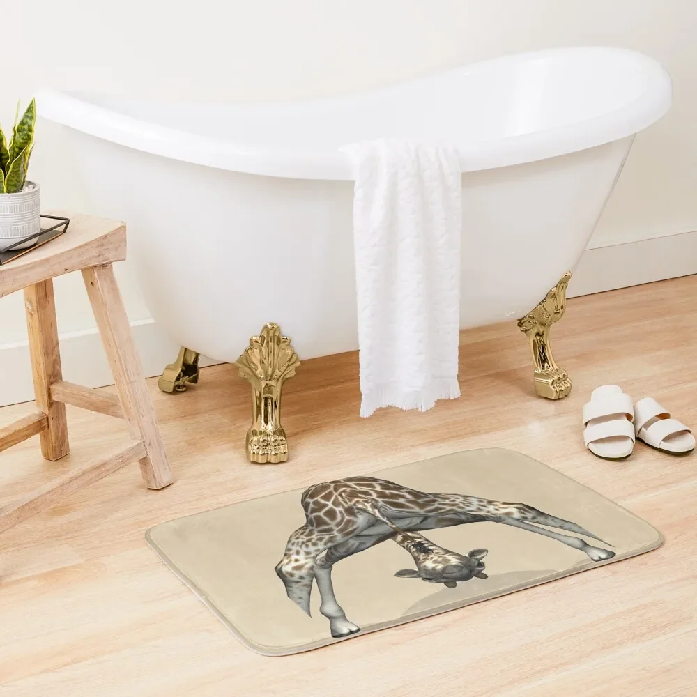 

Childish Giraffe Bath Mat Hallways Bathroom Floors Mat