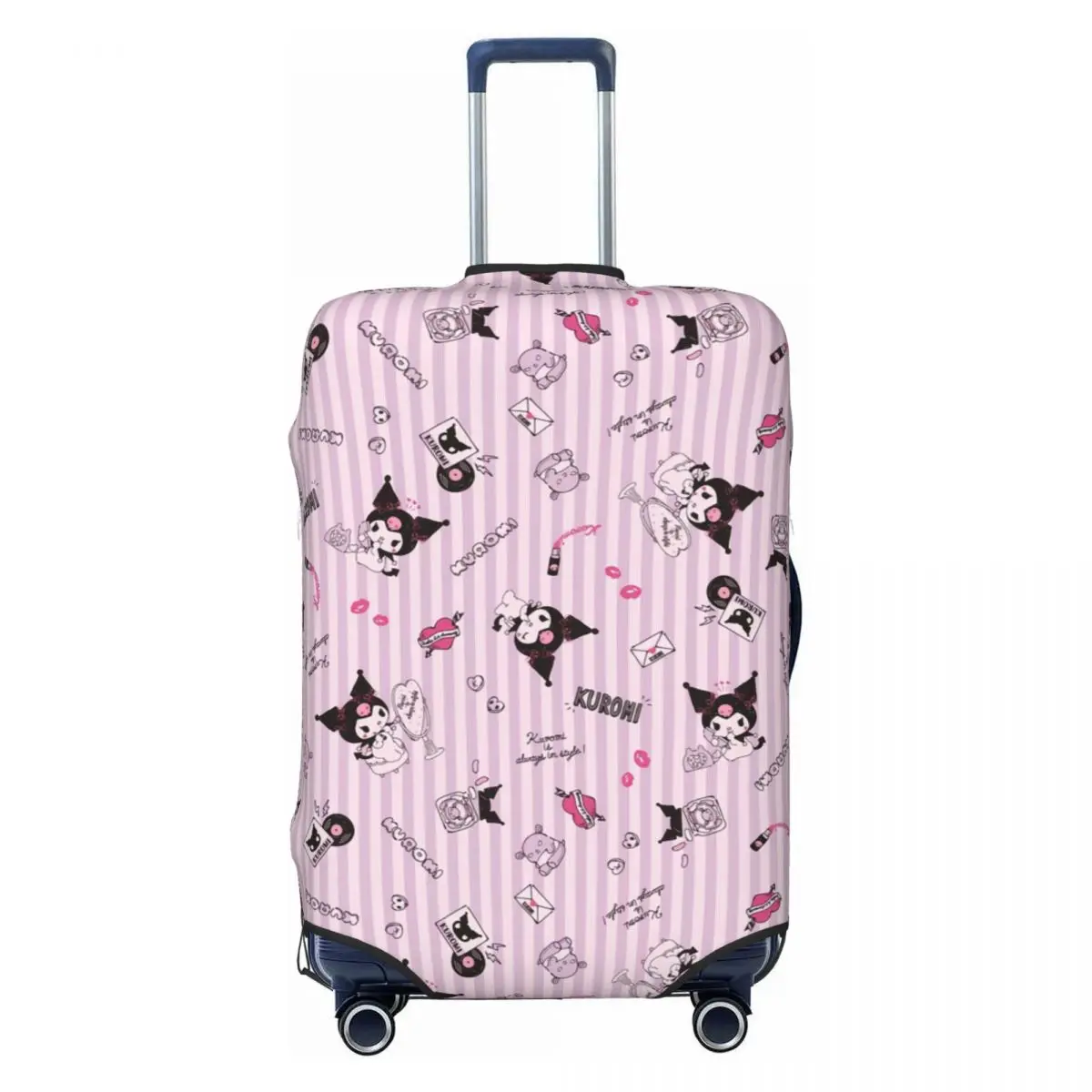 

Custom Halloween Rabbit Kuromi Skull Luggage Cover Protector Fashion Travel Suitcase Covers for 18-32 Inch
