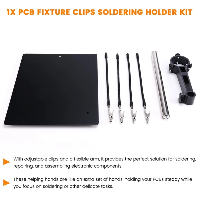 PCB Fixture Clips Soldering Holder Third Hand Tool Magnetic Flexible Helping Hands