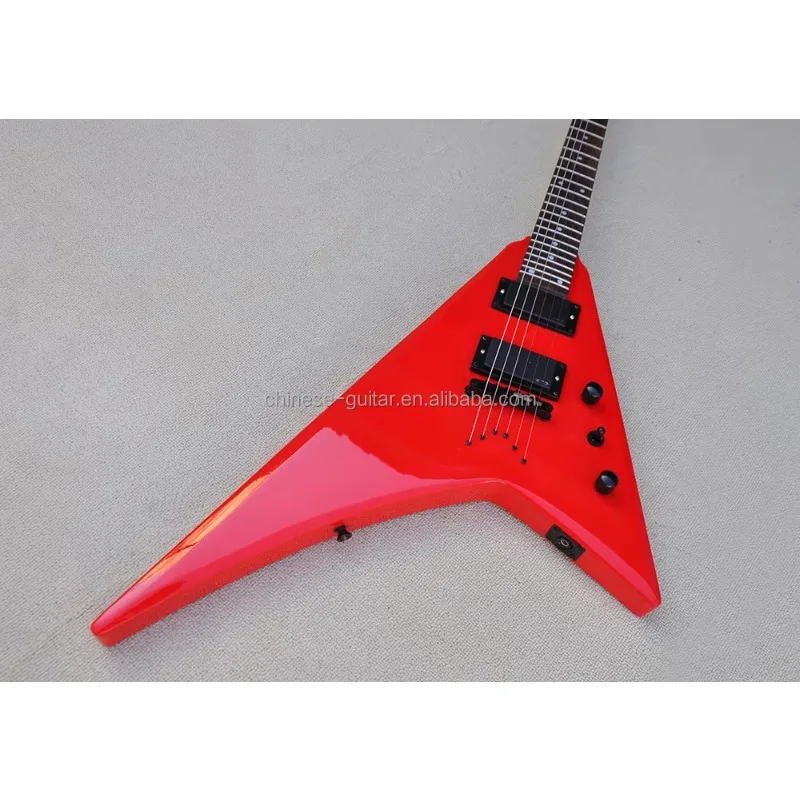 Flyoung Gitar Elektrik 6 Senar Merah Harga Spesial Gitar Flying V Shape