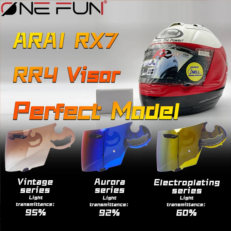 

For ARAI RR4 Astro-Tr Quantum Vector Motorcycle Helmet Visor Photochromic Lens Anti-Fog UV-Resistant Impact-Resistant PC Auto-Ti