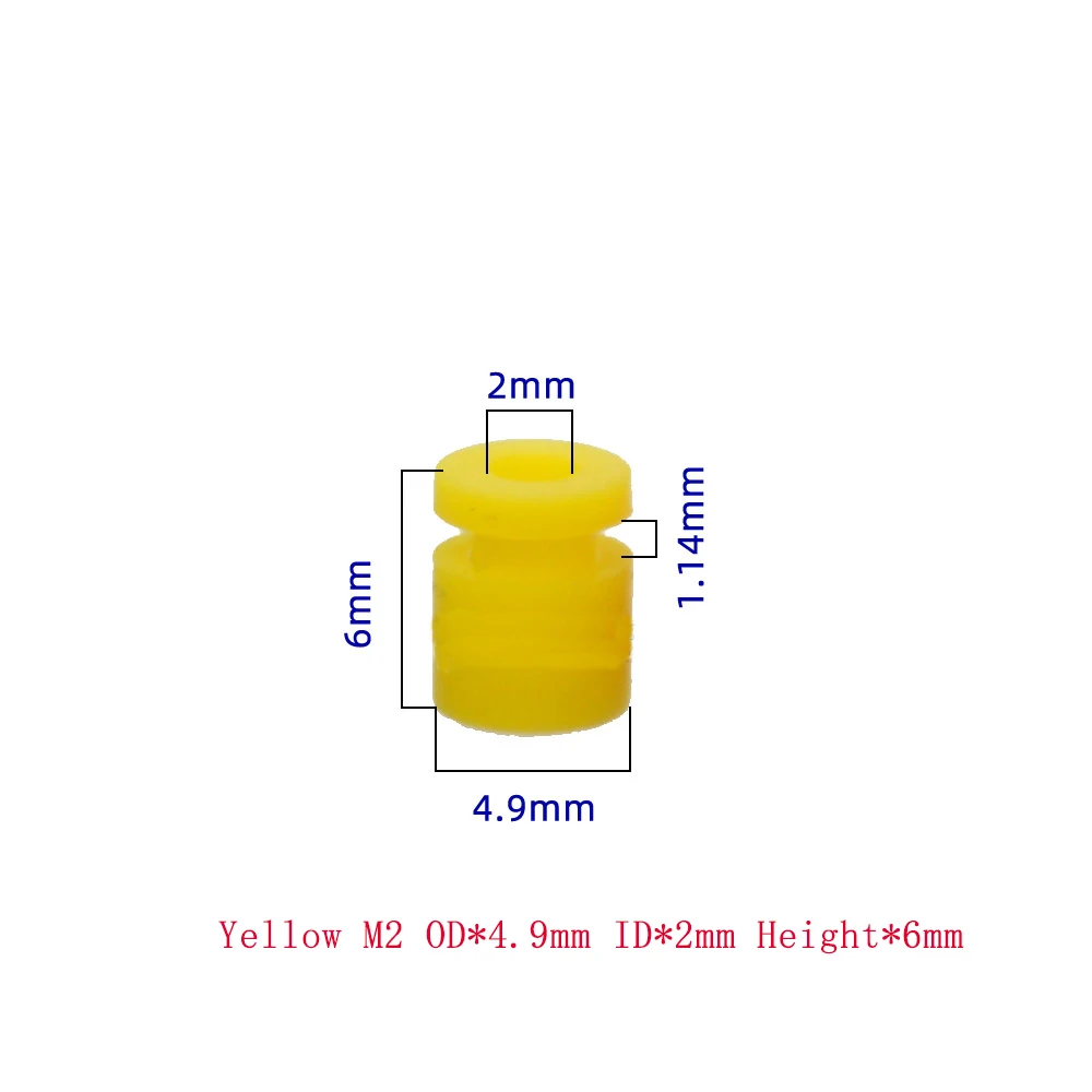 10PCS M2/M3 Gummi Stoßdämpfer Silikon Dämpfung Ball Anti-vibration Bälle Für FPV Drone Quadcopter Flug control F4 F7
