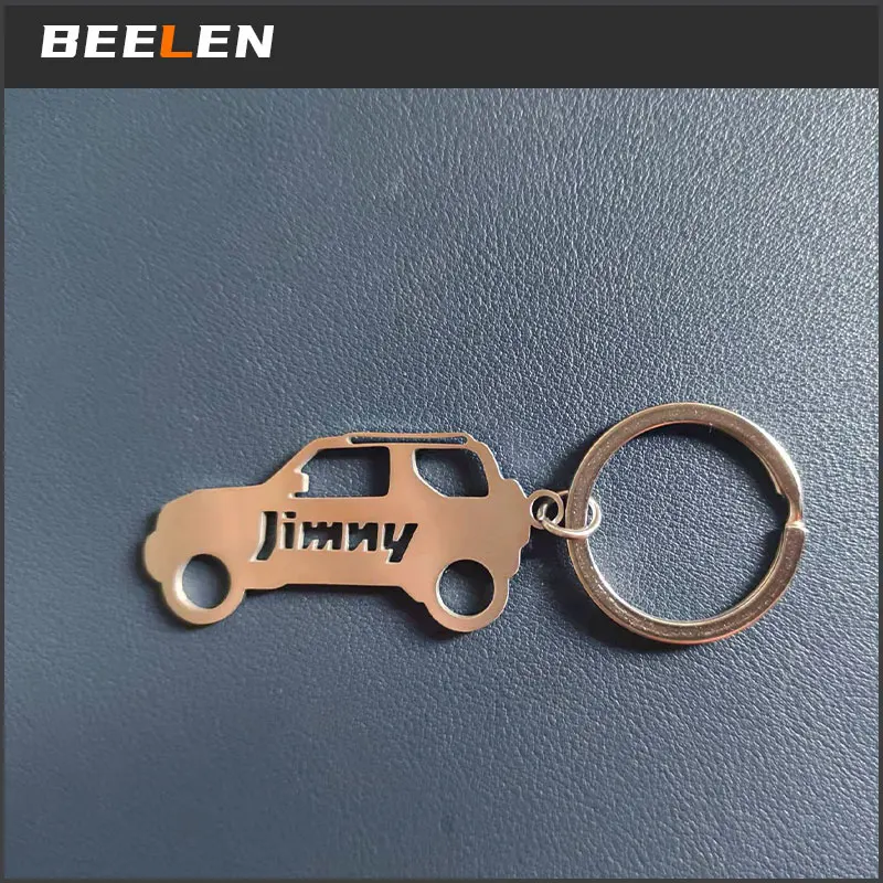 

Брелок для ключей из нержавеющей стали, брелок для ключей для Suzuki Jimny JB64 Sierra JB74w 2018 2019 2020, аксессуары в повседневном стиле