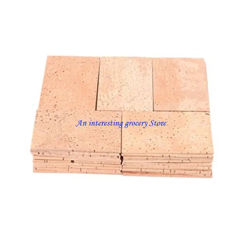 652D 10Pcs Universal Sax Neck Corks, Neck Cork Sheet for Alto Soprano Saxophone