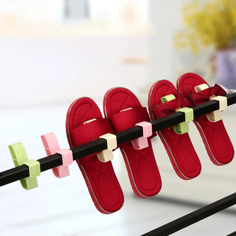 Shoe Drying Rack Hangable Slipper Drying Rack Wall Shoes Storage Holder Slippers Display Hook Drying Shelf For Basketball Shoes