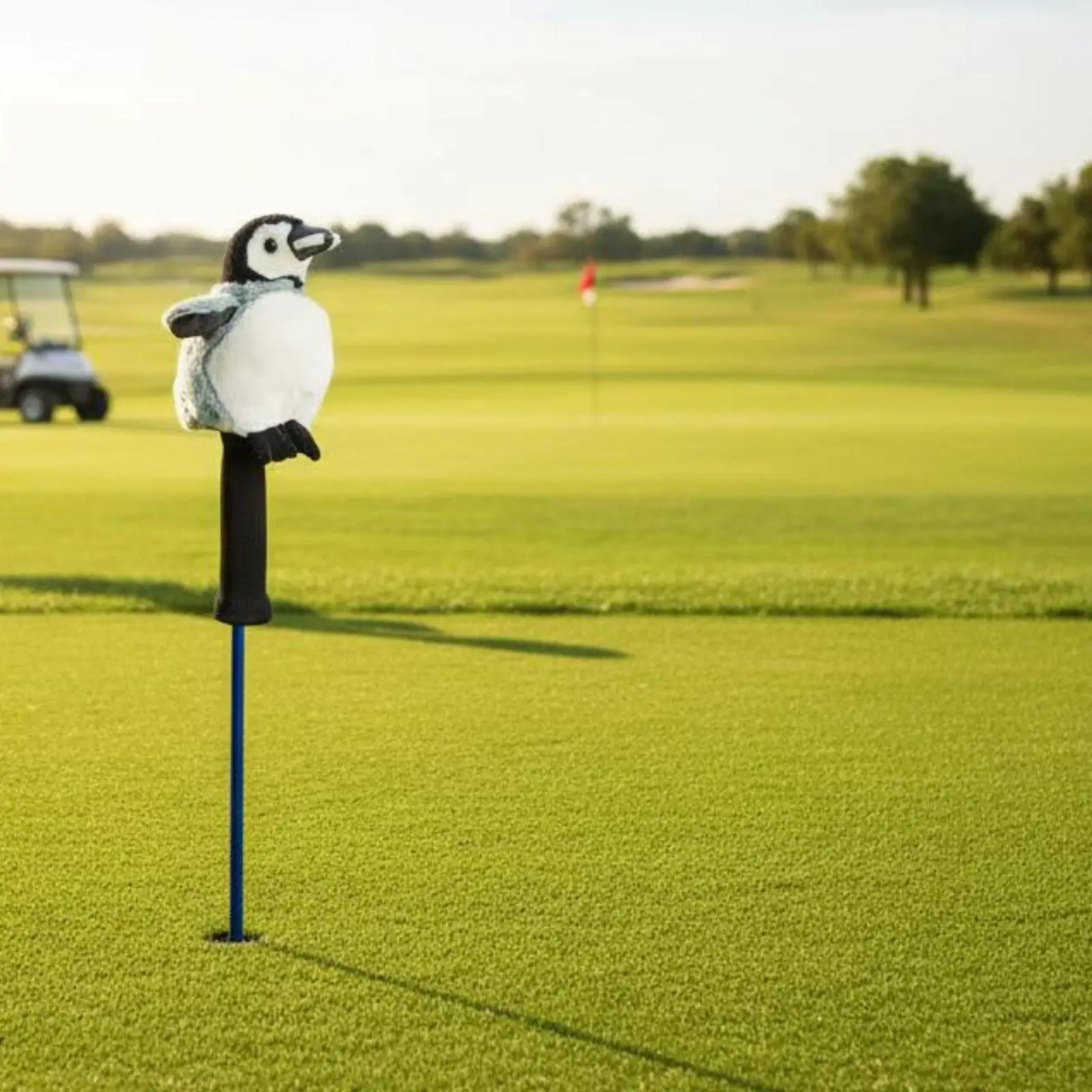 Penguin Character Golf Club Cover Durable Soft Stuffed Animal Headcover for Driver Wood Clubs - view 3