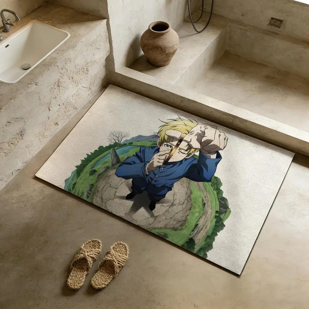 Floor Mat Diatomite Bath Mat, Quick-Drying Non-Slip Absorbent Mat, Washable Home Floor Ma T-The Earth Movement