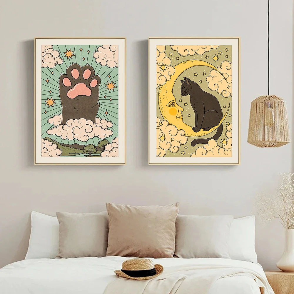 Tarocchi gatto 5D pittura diamante carino procione diamante pieno punto croce cartone animato animale ricamo mosaico arte decorazione della casa