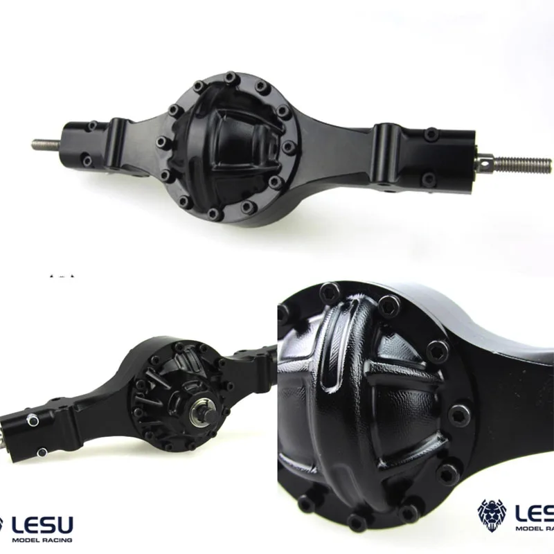 

1/14 Truck Tamiya Head Metal Axle Q-9021 Differential Rear Axle Remote Control Accessories Vehicle Model Laisu LESU