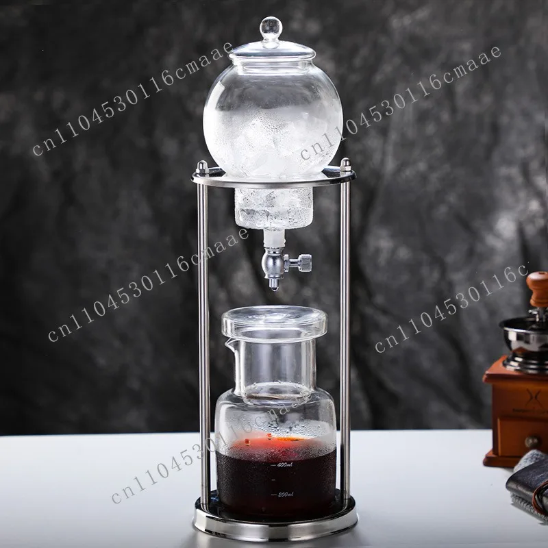 

NEW 600ml Cold Brew Coffee Pot, Coffee Pot with Stainless Steel Bracket