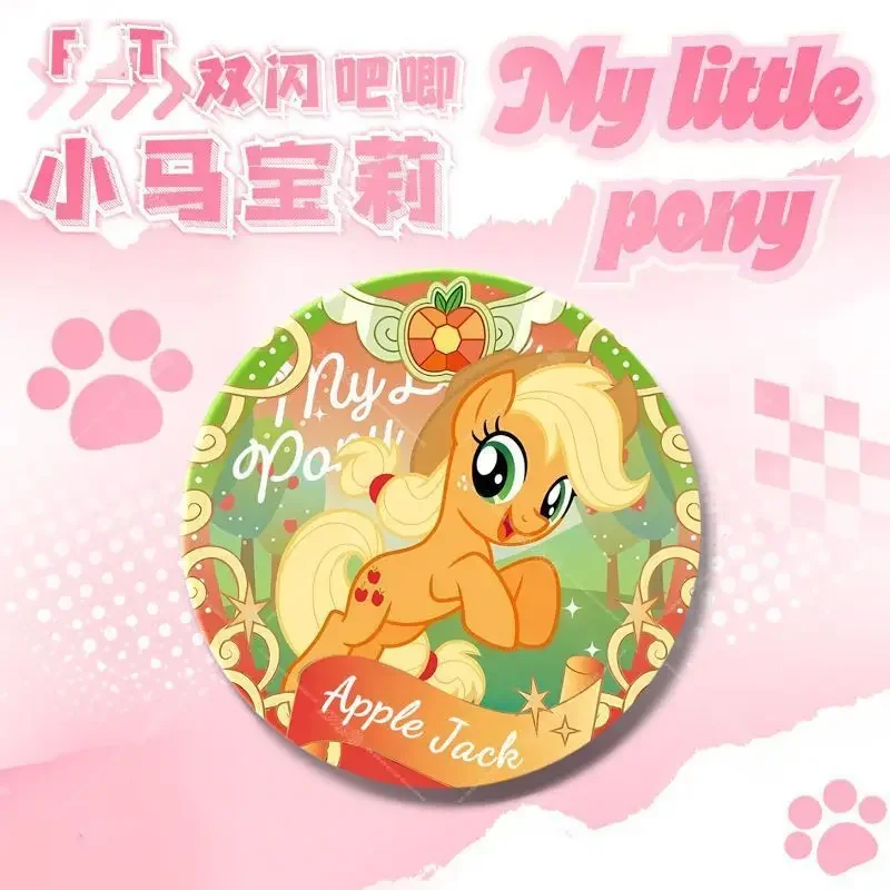 New My Little Pony Rainbow Dash Twilight Sparkle Cute Kawaii Souvenir Pins Brooch Icon Badge for Bags Anime Figure Kids Gifts