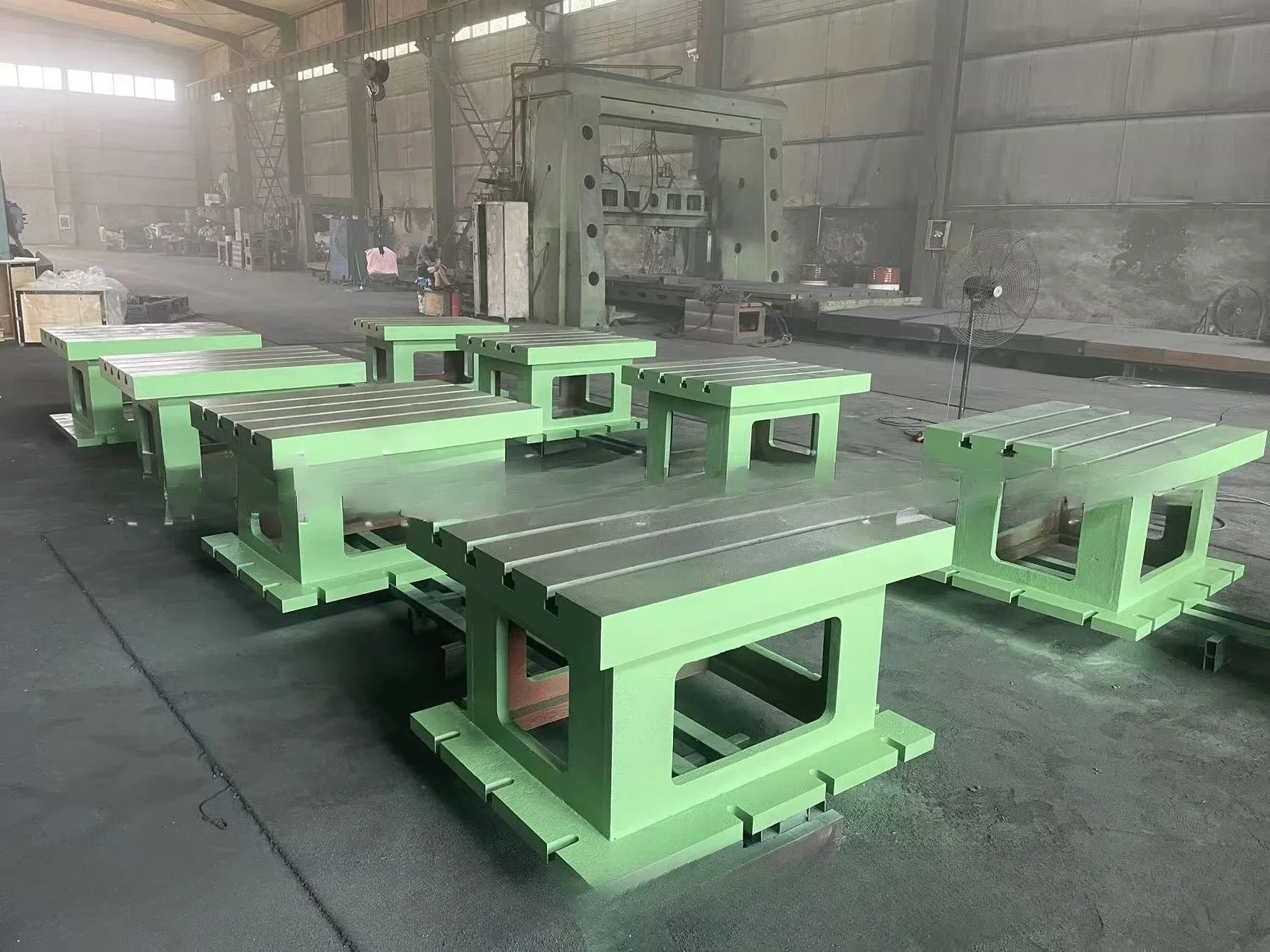 Rocker arm drilling table, cast iron T-slot square box, casting numerical control machine, heightening pad box machine