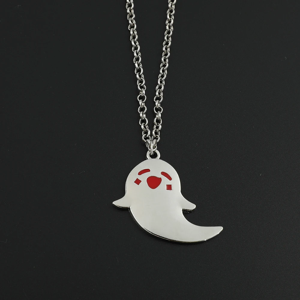 Game Genshin Impact Hu Tao Cute Ghost Kaeya Alberich Tartaglia Cosplay Necklace Anime Costume Party Jewelry