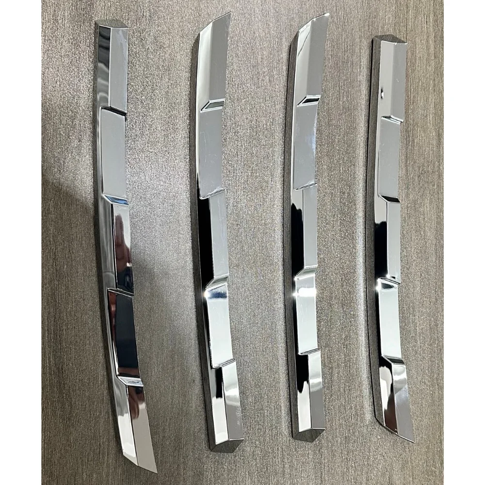 Chrome Front Panel 4 Part 2022 and Later Abs Chrome 623872144R High Quality Glossy Mirror Auto Accessories for Renault Express