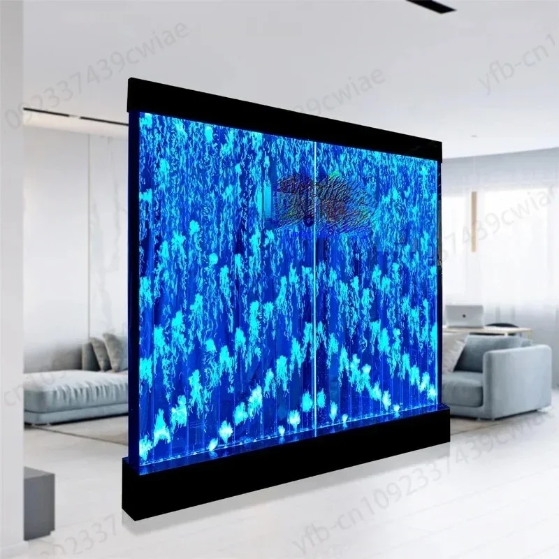 

Программируемая настенная пузырьковая панель, водяной фонтан для внутреннего декора