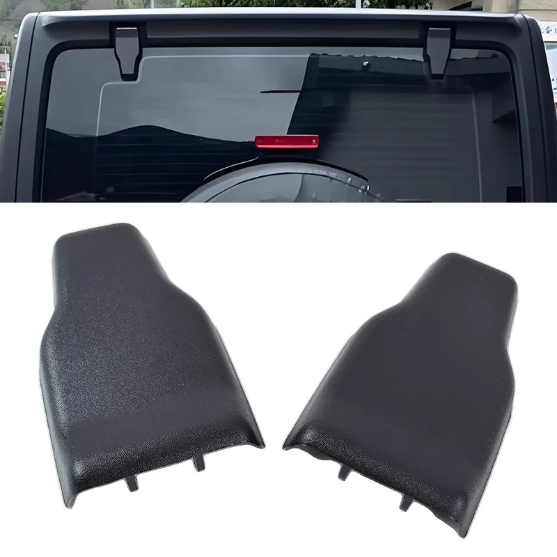 Copri cerniera porta posteriore 2 pezzi per Jeep Wrangler JK JKU JL JLU 2007-2024 68140033AA coperchio incernierato in plastica per portellone posteriore