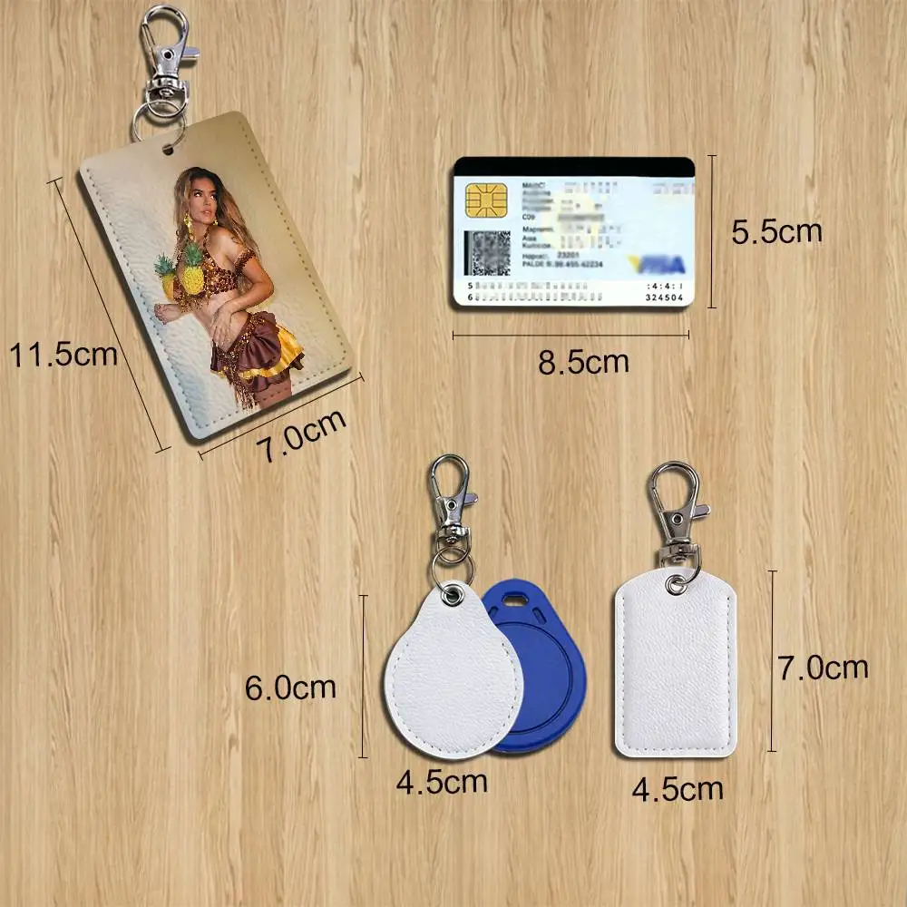 Art Bichota Season Karol G Keychain Holder Suitable For Subway Bank Card Bus Card Case Badge Holder
