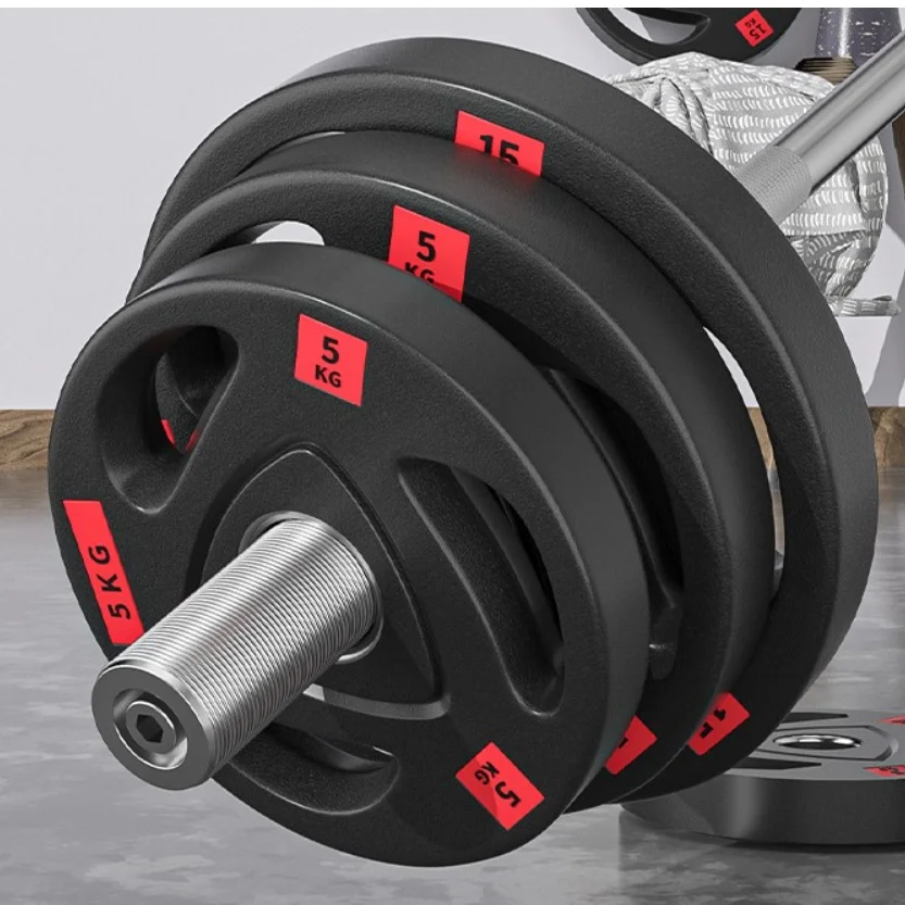 Rubber Coated Cast Iron Weight Plate Discs Diskpromote sales